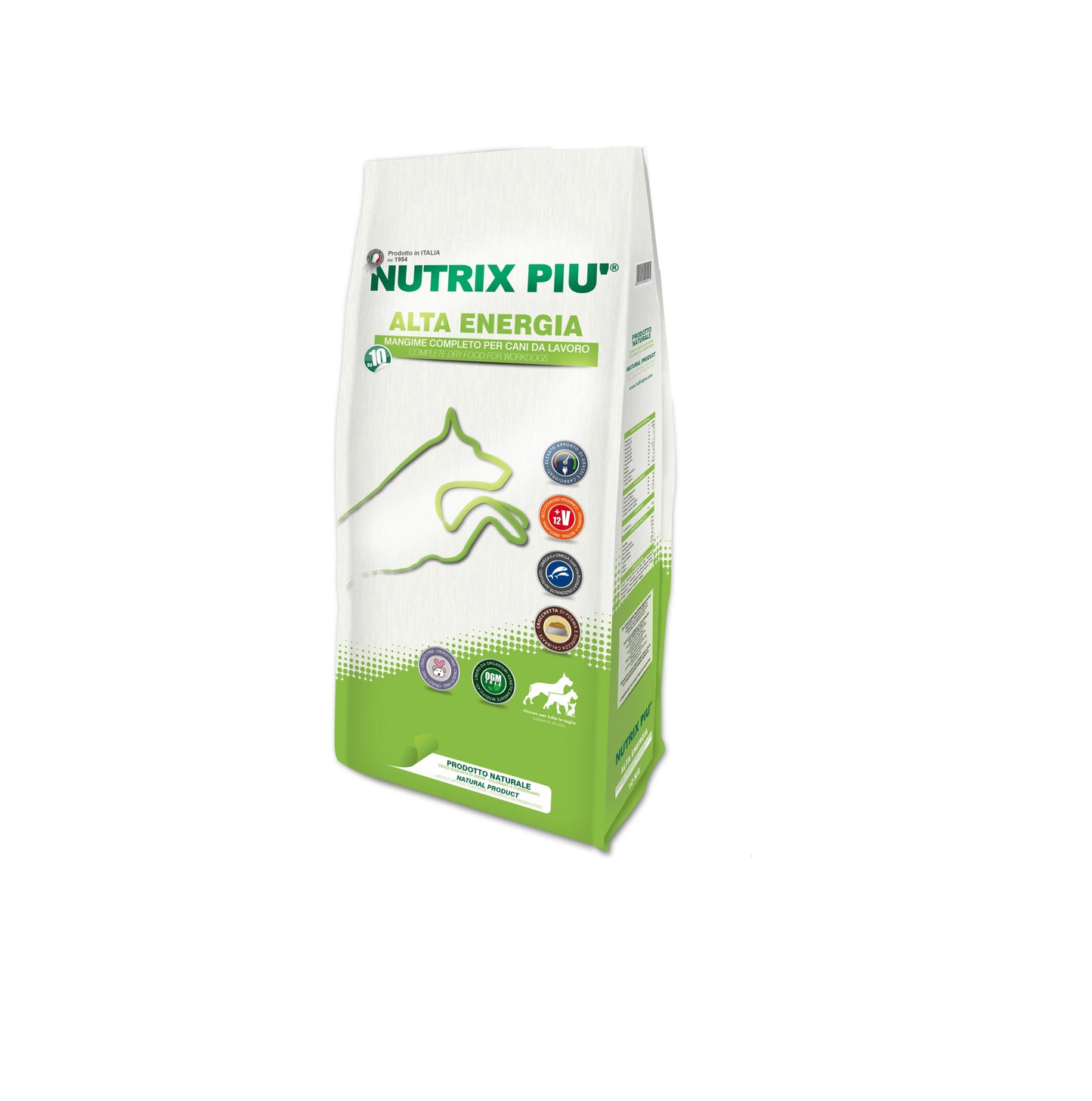 NUTRIX PIU’ ALTA ENERGIA PER CANI DA LAVORO