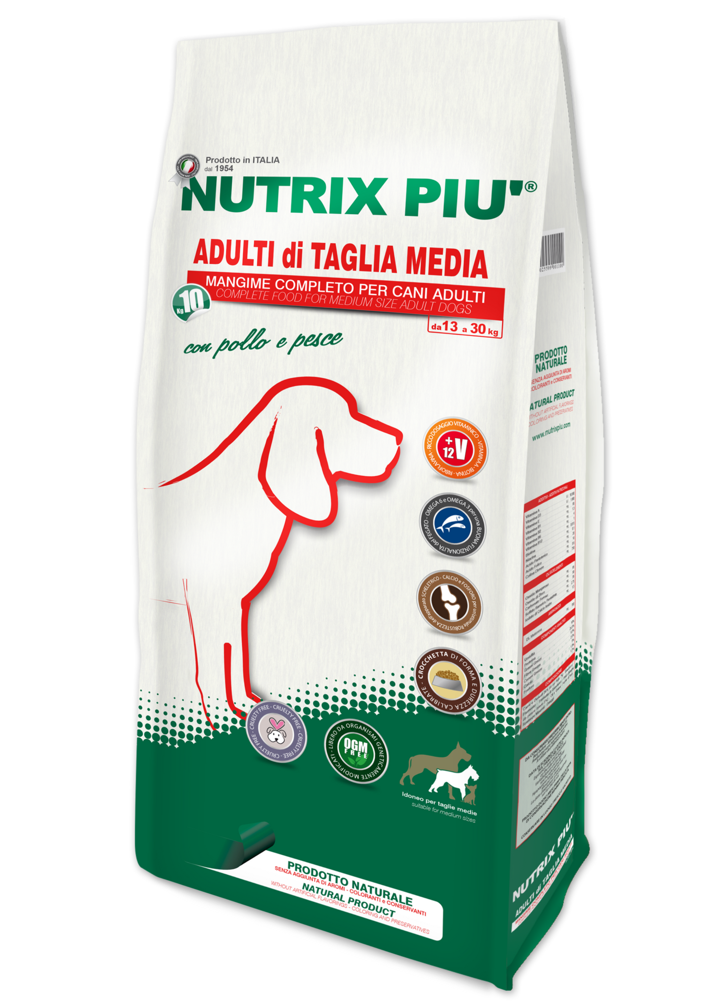 NUTRIX PIU’ ADULTI DI TAGLIA MEDIA