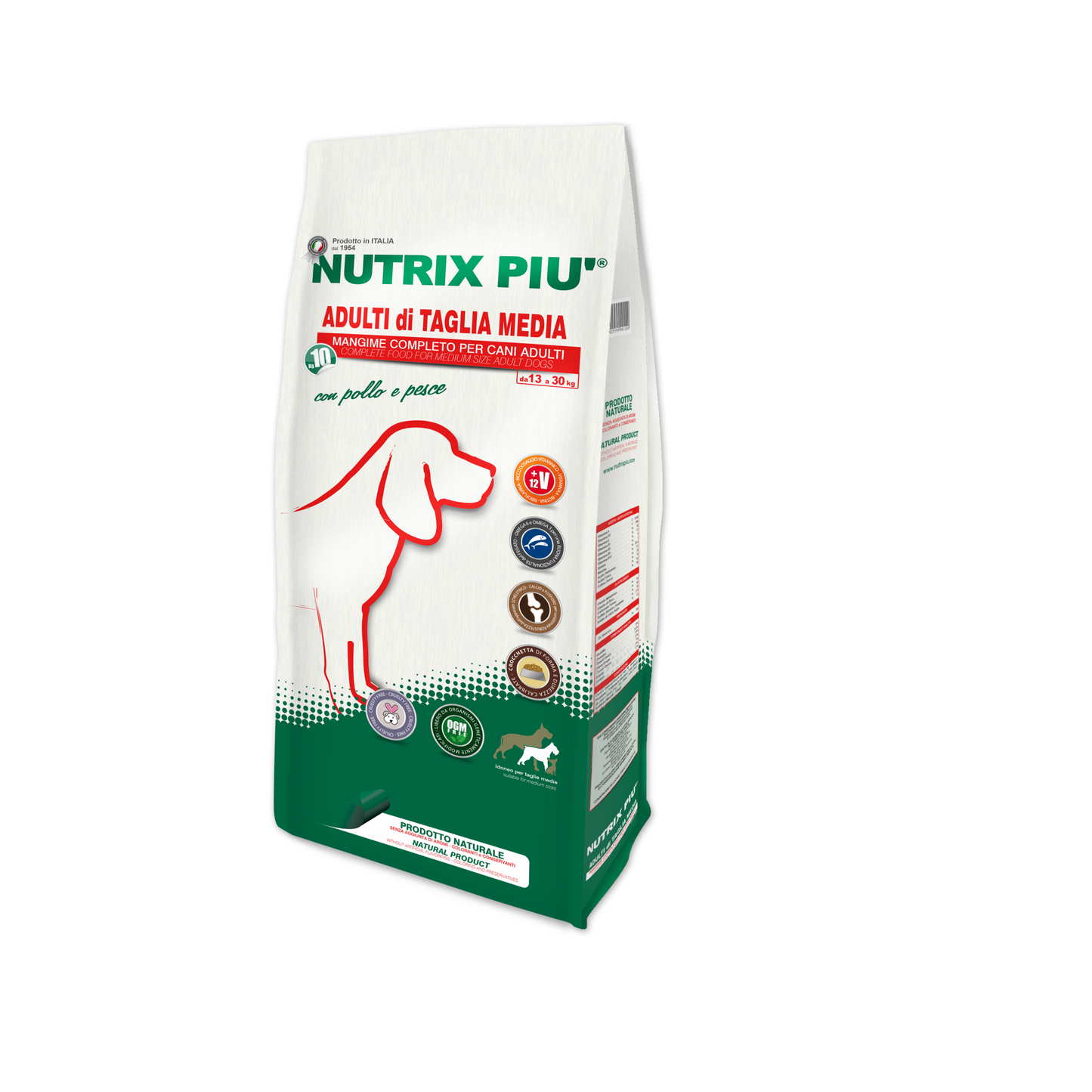 NUTRIX PIU’ ADULTI DI TAGLIA MEDIA
