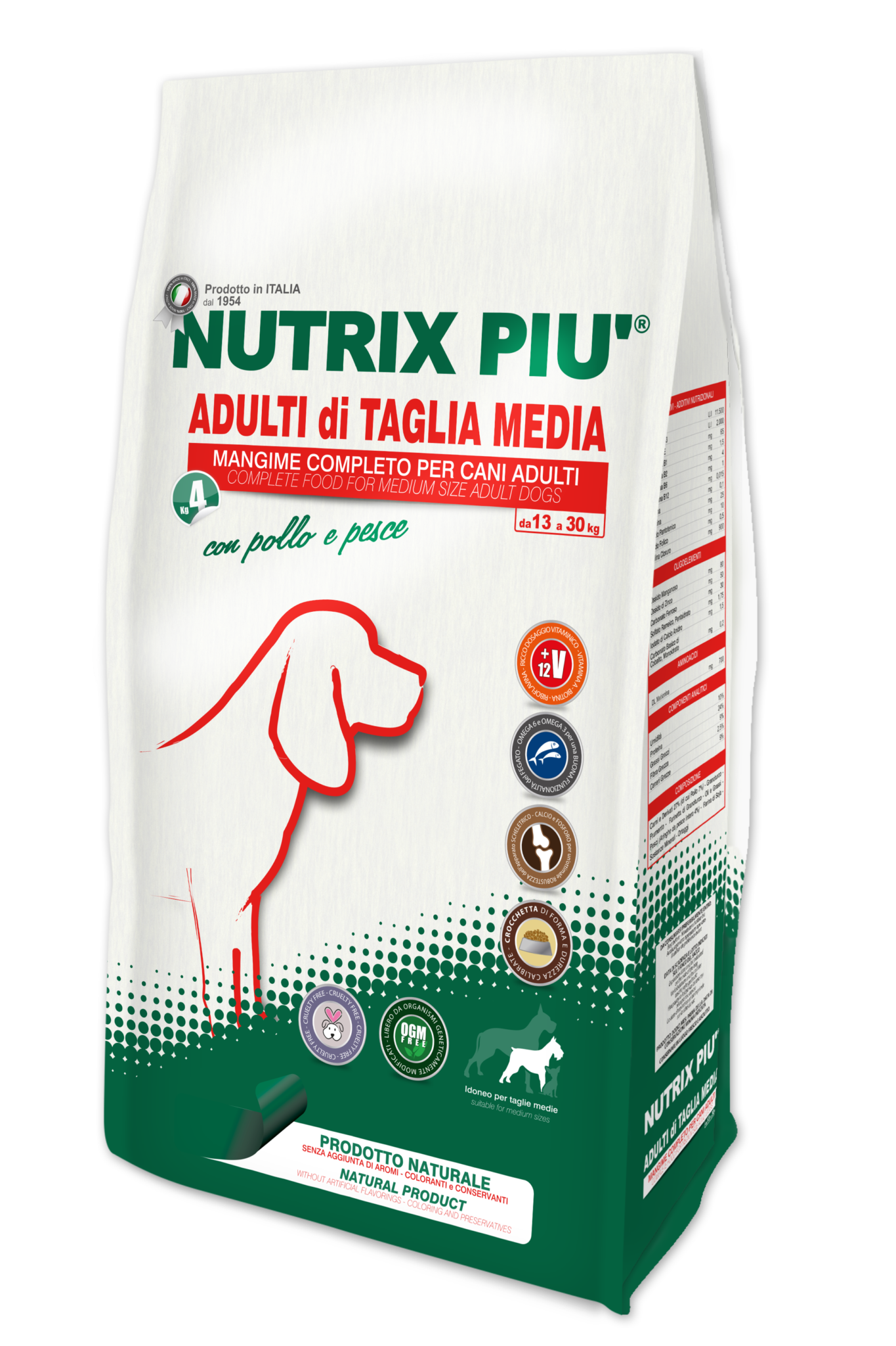 NUTRIX PIU’ ADULTI DI TAGLIA MEDIA