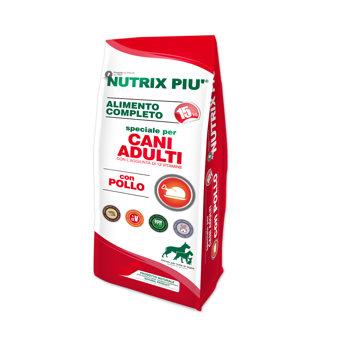 NUTRIX PIU’ CANI ADULTI CON POLLO